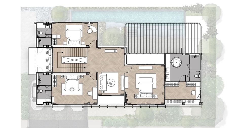 Villa en venta de 4 habitaciones en East Pattaya, Pattaya
