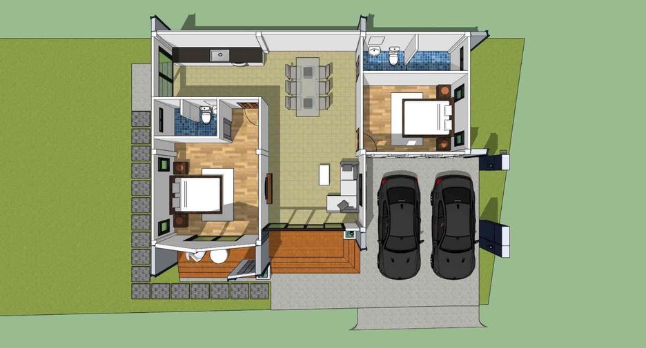 For sale 2 bedrooms house in Klaeng, Rayong