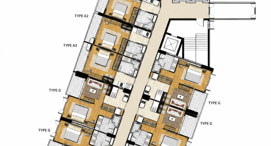 Condo en alquiler de 1 habitaciones en Bang Lamung, Chonburi