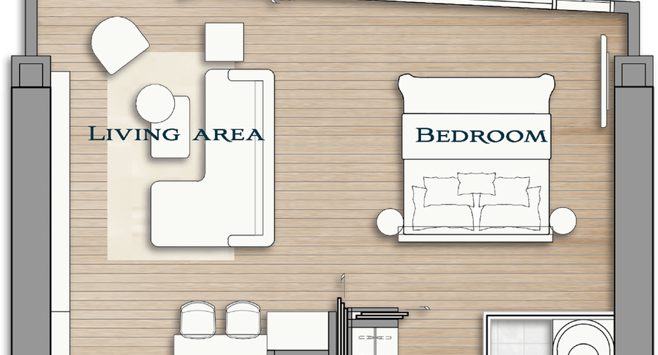 Wohnung zum Kauf mit 3 Zimmer in Bang Lamung, Chonburi