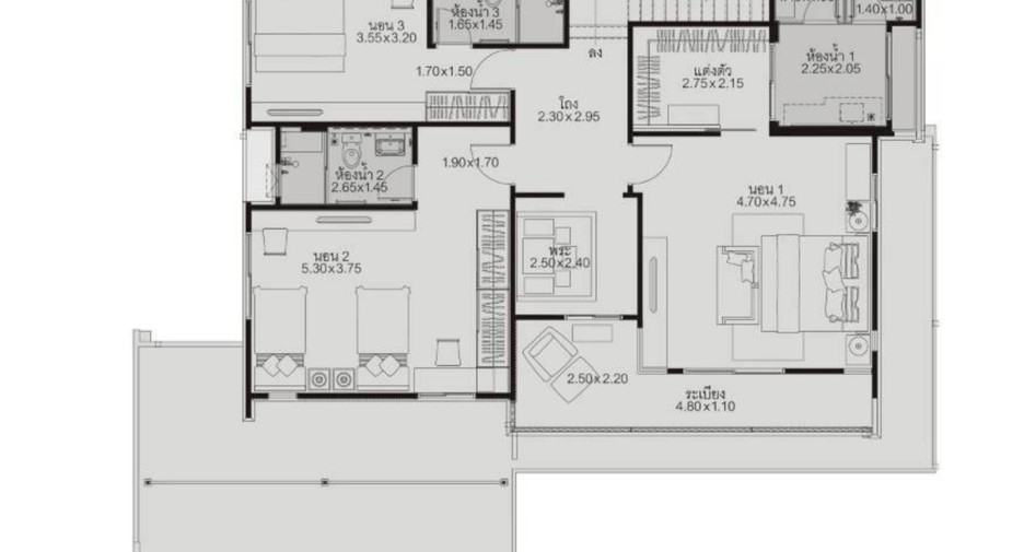 À louer et à vendre 4 chambres maison à Bang Bua Thong, Nonthaburi