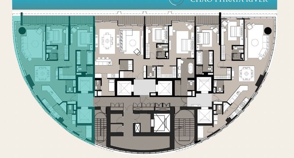 Condo en alquiler de 2 habitaciones en Khlong San, Bangkok