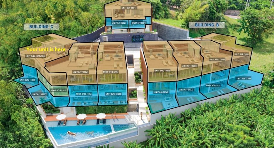 For sale 5 bedrooms condo in Kathu, Phuket