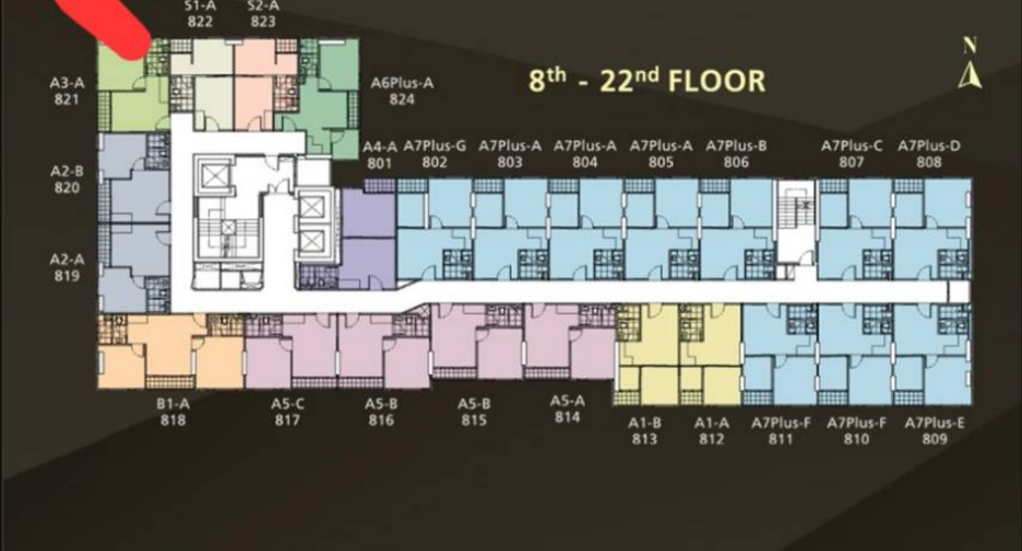 Wohnung zum Kauf mit 1 Zimmer in Bangkok Noi, Bangkok