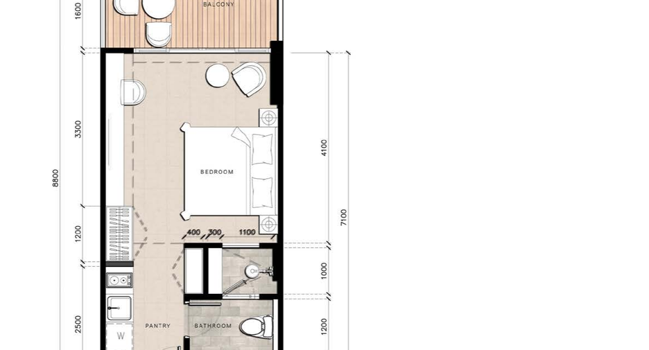 For sale 1 bed condo in Bang Lamung, Chonburi