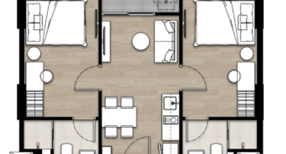 Apartamento en venta de 2 habitaciones en Kathu, Phuket