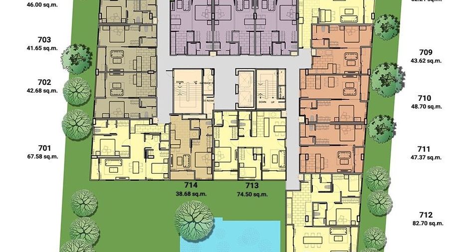 For sale 2 bedrooms condo in Pathum Wan, Bangkok