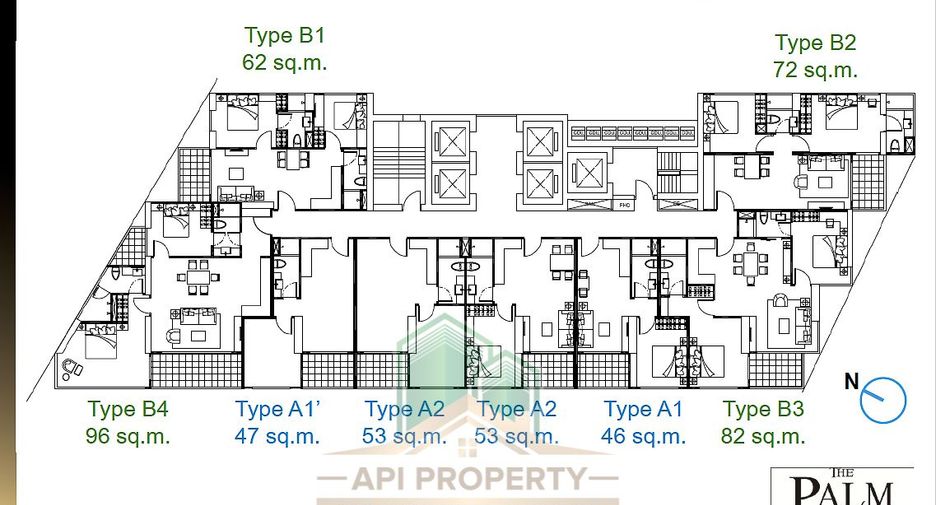 For sale 2 bedrooms condo in Bang Lamung, Chonburi