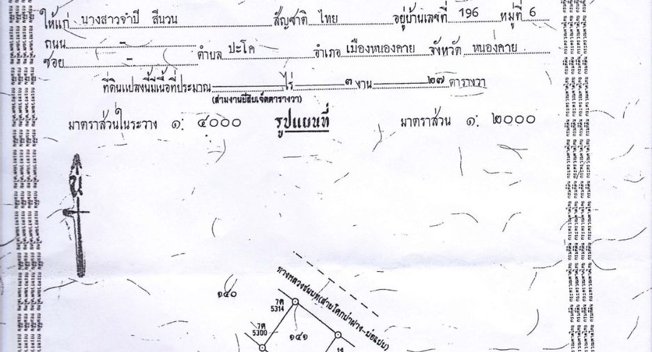 For sale land in Mueang Nong Khai, Nong Khai