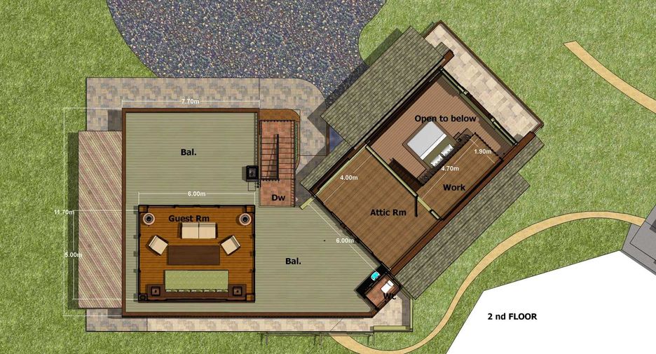 For sale 2 ベッドルーム house in Pai, Mae Hong Son