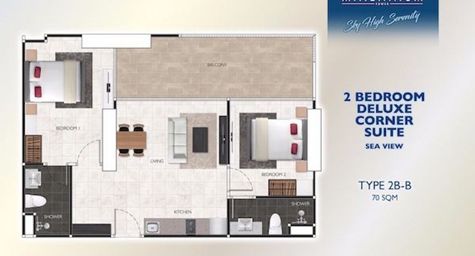For sale 1 Beds condo in Bang Lamung, Chonburi