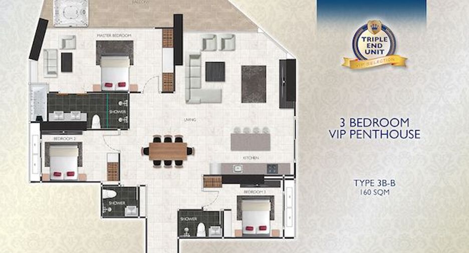 For sale 1 Beds condo in Bang Lamung, Chonburi
