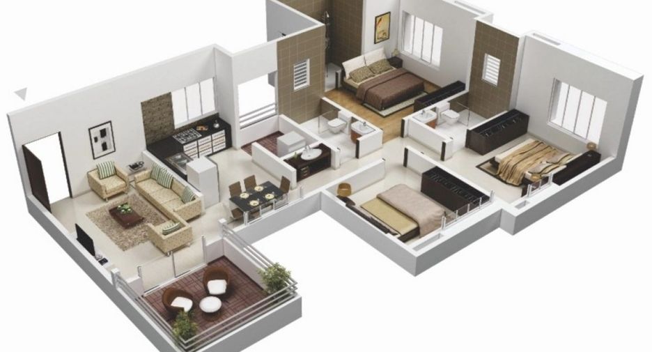 For rent studio apartment in Mueang Sisaket, Sisaket
