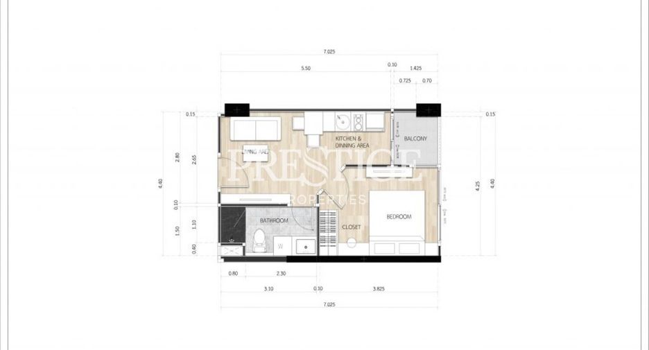 For sale 1 bed condo in Bang Lamung, Chonburi