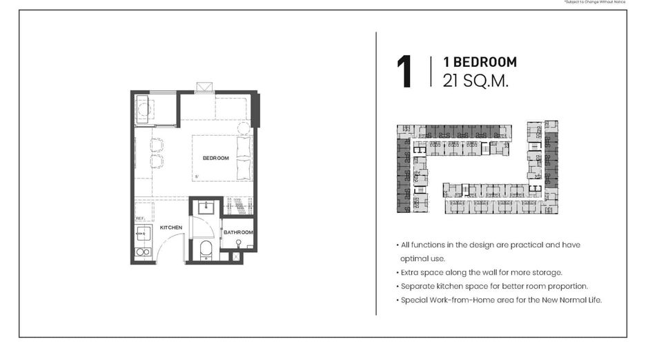 For sale 1 bed condo in Huai Khwang, Bangkok