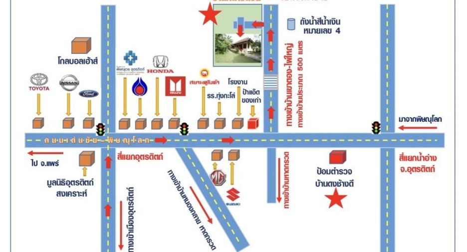 Terreno en venta en Mueang Uttaradit, Uttaradit