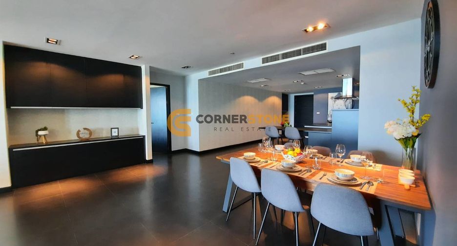 For rent and for sale 3 bedrooms condo in Jomtien, Pattaya