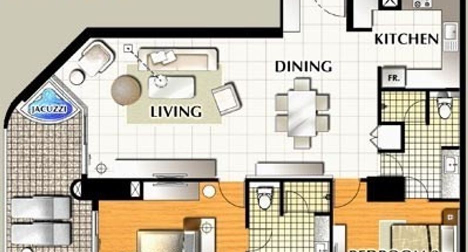 Wohnung zum Kauf mit 2 Zimmer in Jomtien, Pattaya