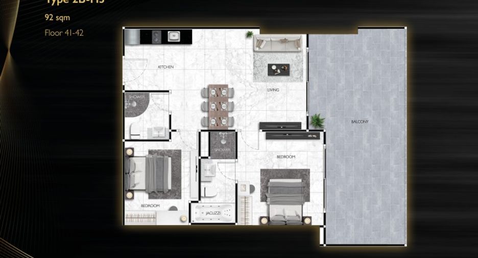 For sale 2 bedrooms condo in Bang Lamung, Chonburi