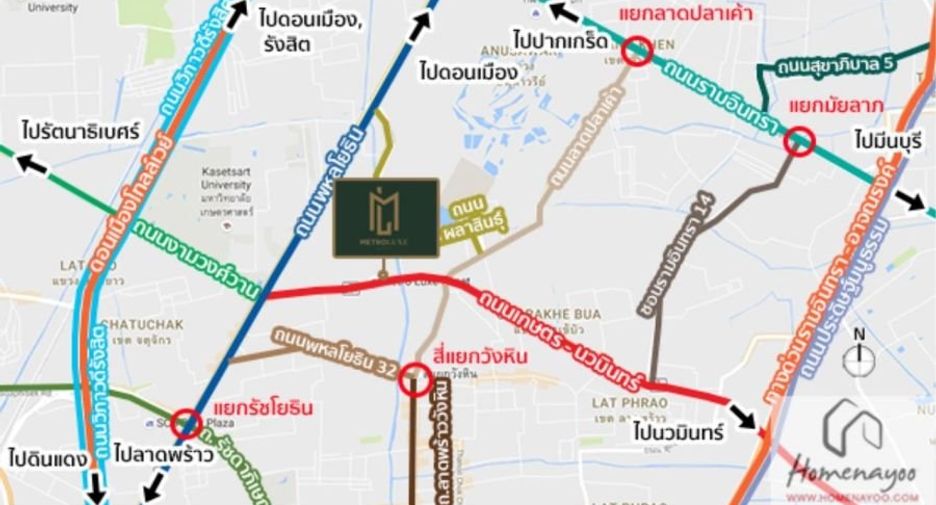 For rent 1 bed condo in Chatuchak, Bangkok