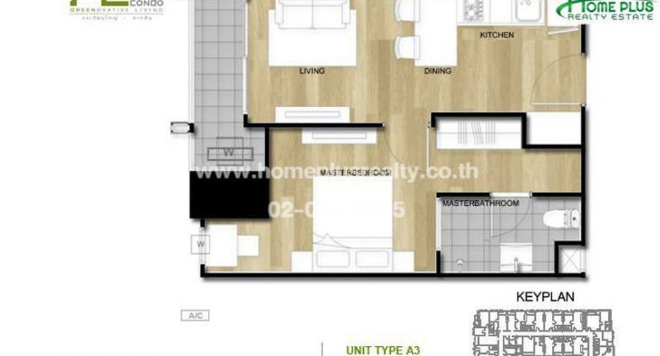 For sale 1 bed condo in Thon Buri, Bangkok