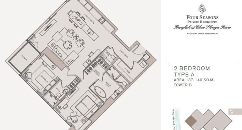 ให้เช่า และ ขาย 2 ห้องนอน คอนโด ใน บางคอแหลม, กรุงเทพฯ