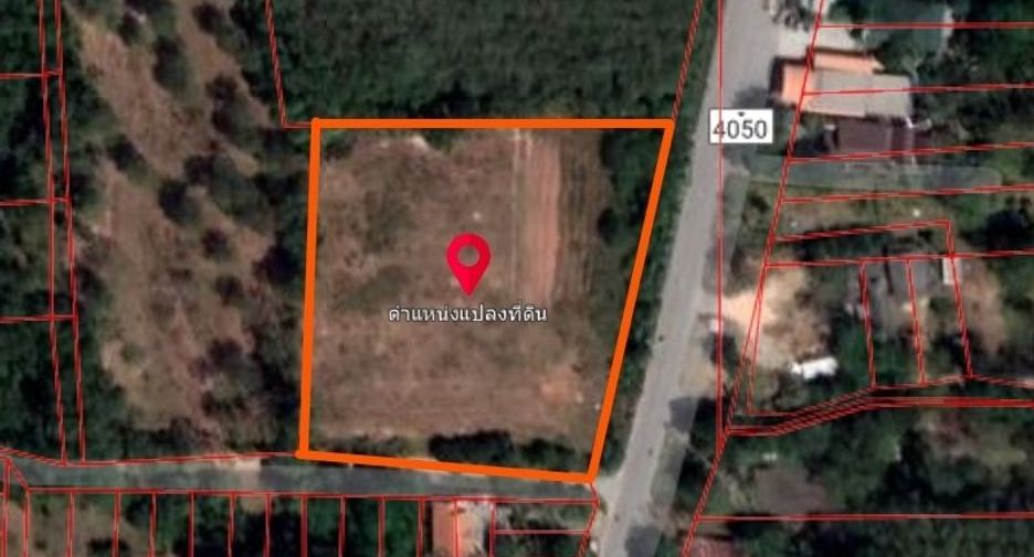 For sale land in Mueang Phatthalung, Phatthalung
