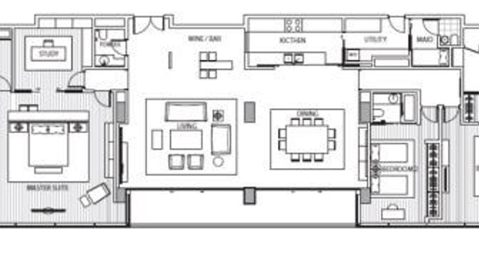 À vendre 3 chambres condo à Pathum Wan, Bangkok