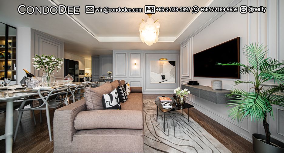 出售 3 卧室 公寓 在 Khlong Toei, 曼谷