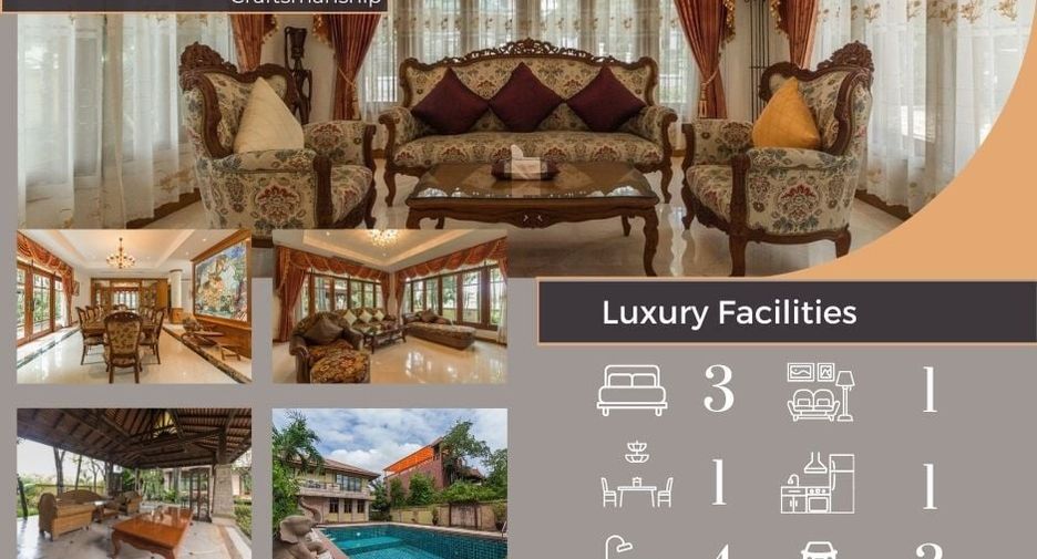 For sale 3 bed villa in Bang Phli, Samut Prakan
