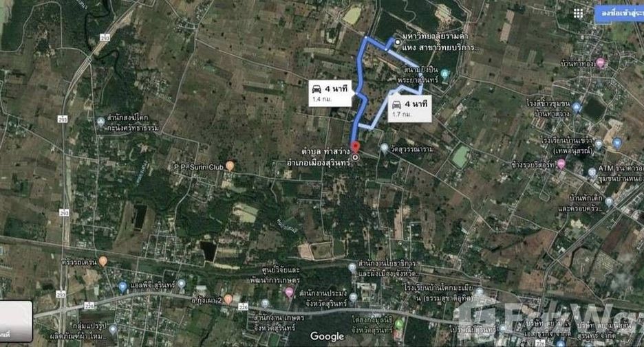 For sale land in Mueang Surin, Surin