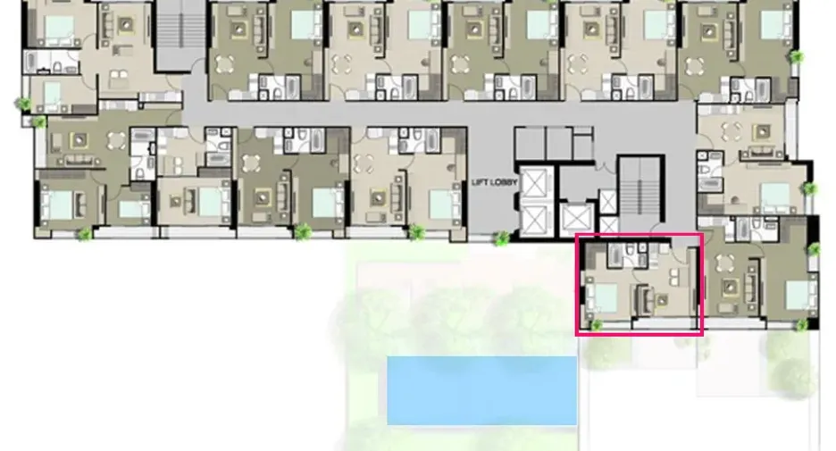 For rent 1 bed condo in Phaya Thai, Bangkok