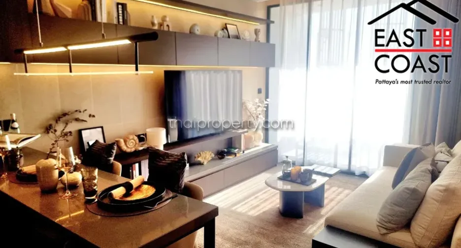 À vendre 1 chambre condo à Na Jomtien, Pattaya