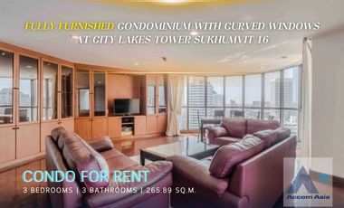 For rent 3 Beds condo in Khlong Toei, Bangkok