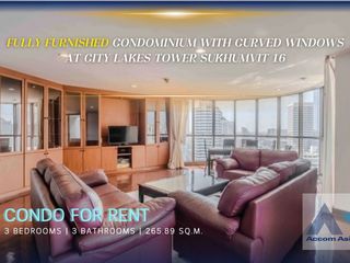 For rent 3 bed condo in Khlong Toei, Bangkok