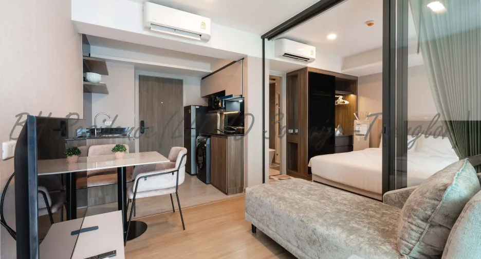 For rent 1 bed condo in Huai Khwang, Bangkok
