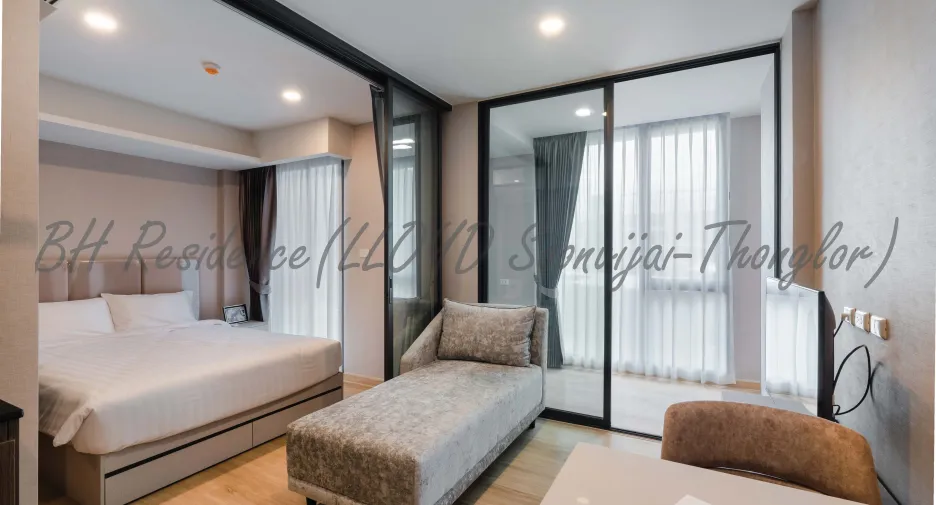 For rent 1 bed condo in Huai Khwang, Bangkok