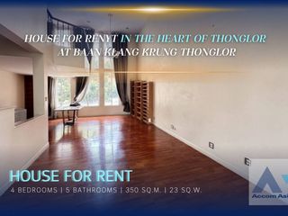 For rent 4 bed house in Watthana, Bangkok