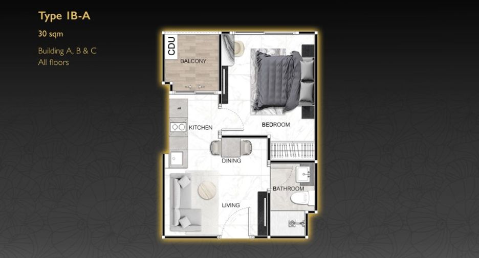 For sale 1 bed condo in South Pattaya, Pattaya