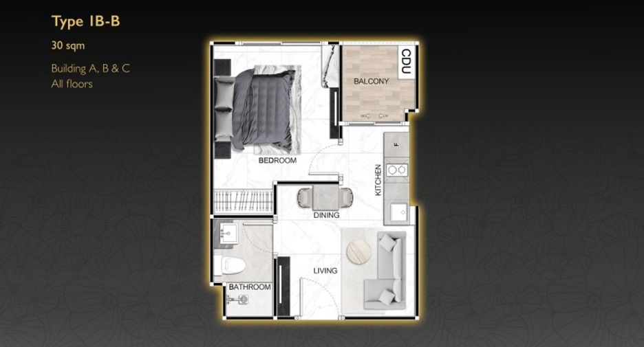 For sale 1 bed condo in South Pattaya, Pattaya
