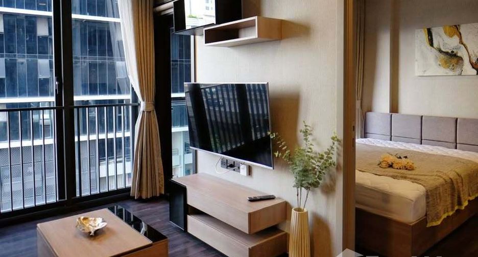 For rent 1 bed condo in Huai Khwang, Bangkok