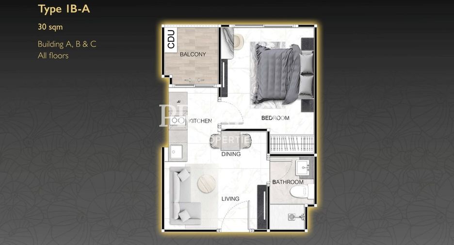 Wohnung zum Kauf mit 1 Zimmer in South Pattaya, Pattaya