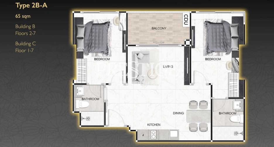 Wohnung zum Kauf mit 1 Zimmer in South Pattaya, Pattaya