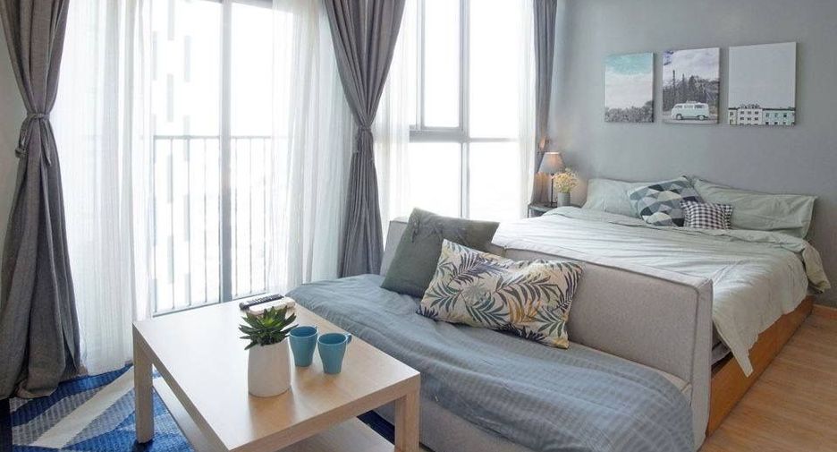 For rent studio condo in Huai Khwang, Bangkok