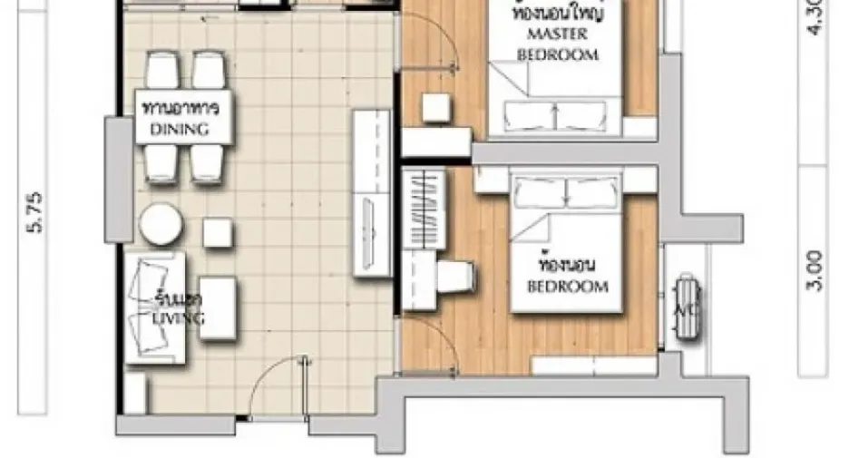 For sale 2 Beds condo in Chatuchak, Bangkok