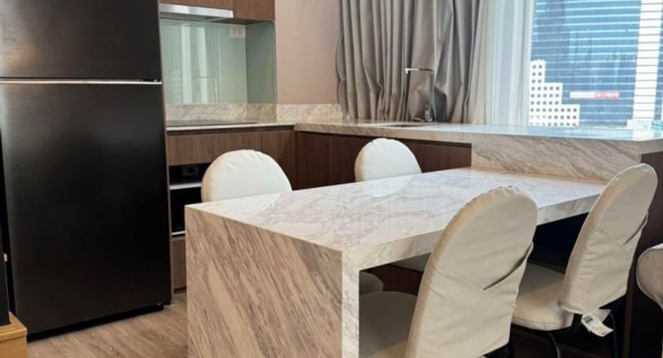 For rent 2 bed condo in Huai Khwang, Bangkok