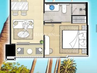 For sale 1 Beds condo in Bang Lamung, Chonburi