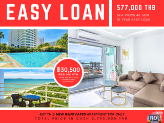 For sale 1 bed apartment in Pratumnak, Pattaya