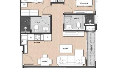 For rent 2 bed condo in Phaya Thai, Bangkok
