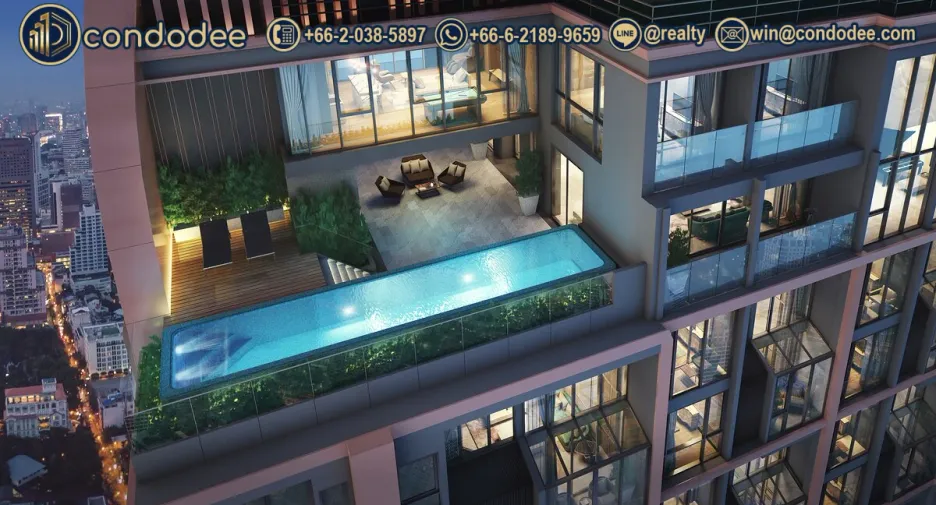 À vendre 3 chambres condo à Sathon, Bangkok